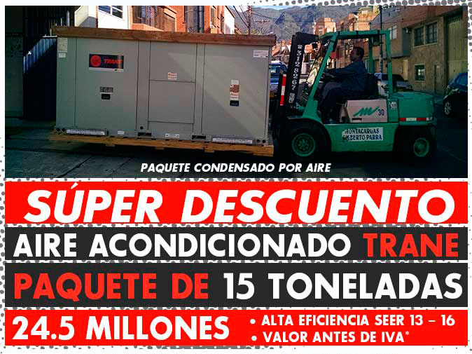 Descuentos equipos aire acondicionado Trane promoción aire acondicionado